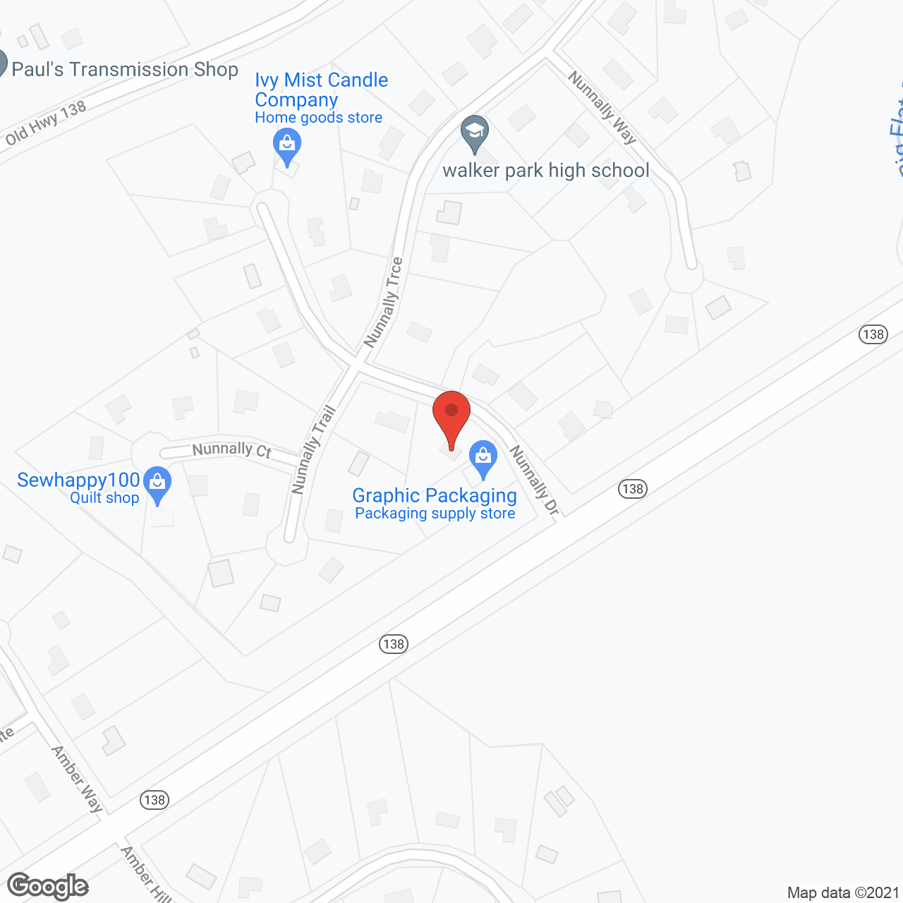 Candler Ridge PCH in google map