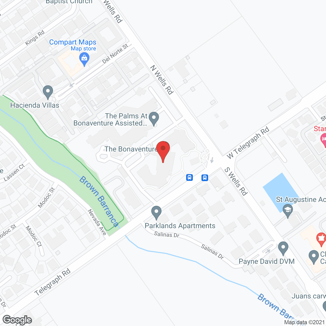 The Orchard in google map