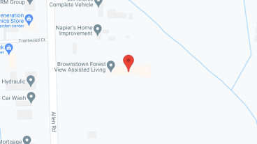 Brownstown Forest View Assisted Living in google map