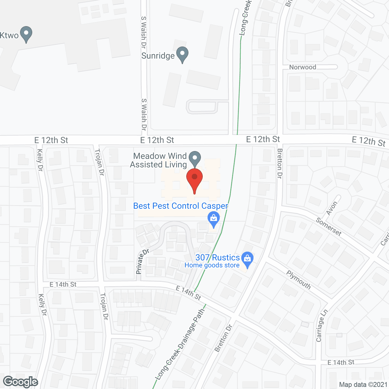 Edgewood Meadow Wind in google map