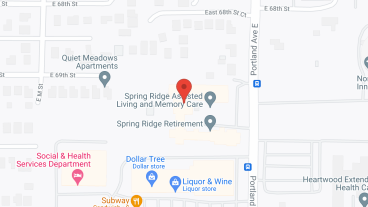 Spring Ridge Assisted Living and Memory Care in google map