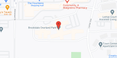 Brookdale Overland Park in google map