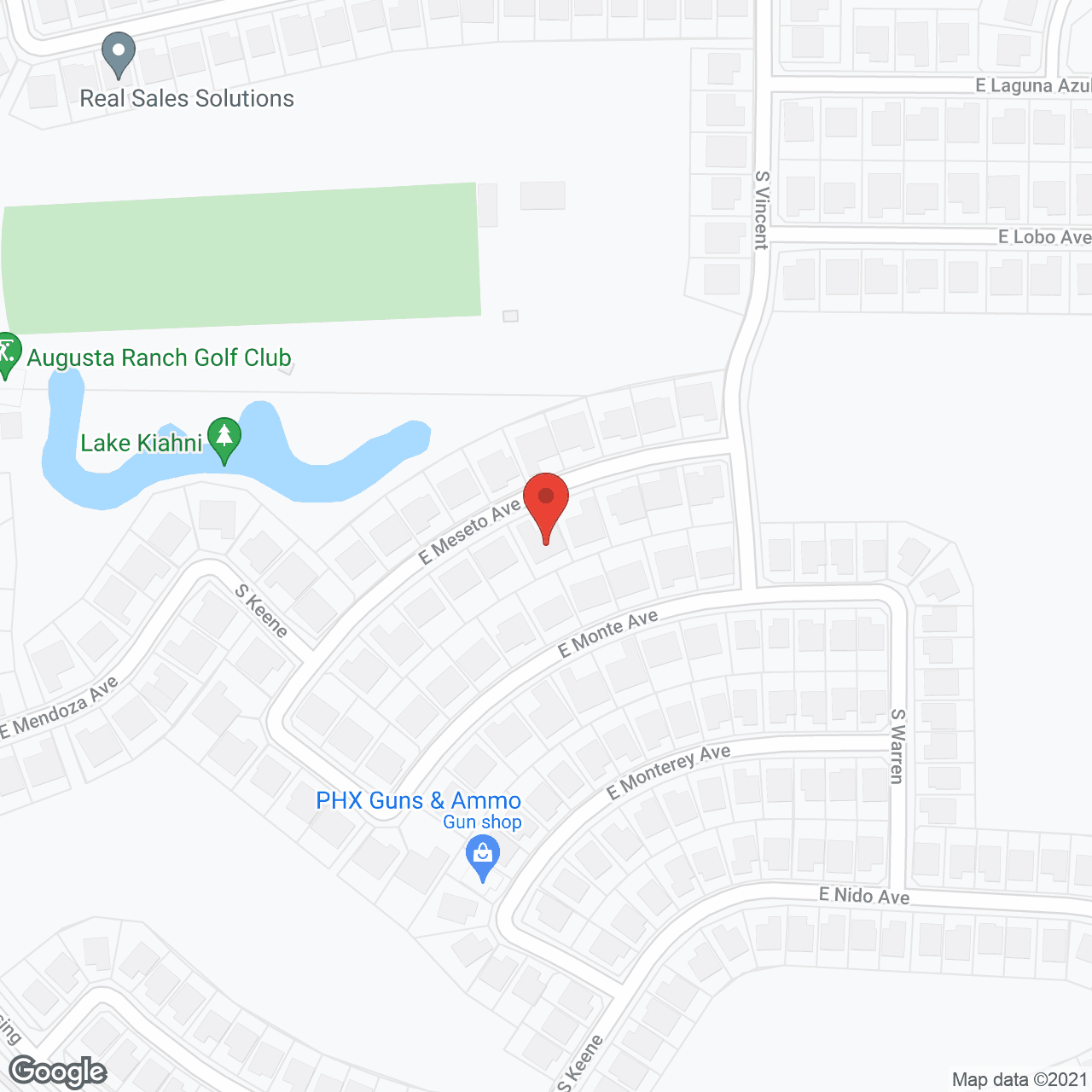 Ashley's Assisted Living in google map