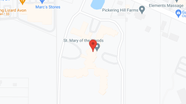 Saint Therese at St. Mary of the Woods in google map