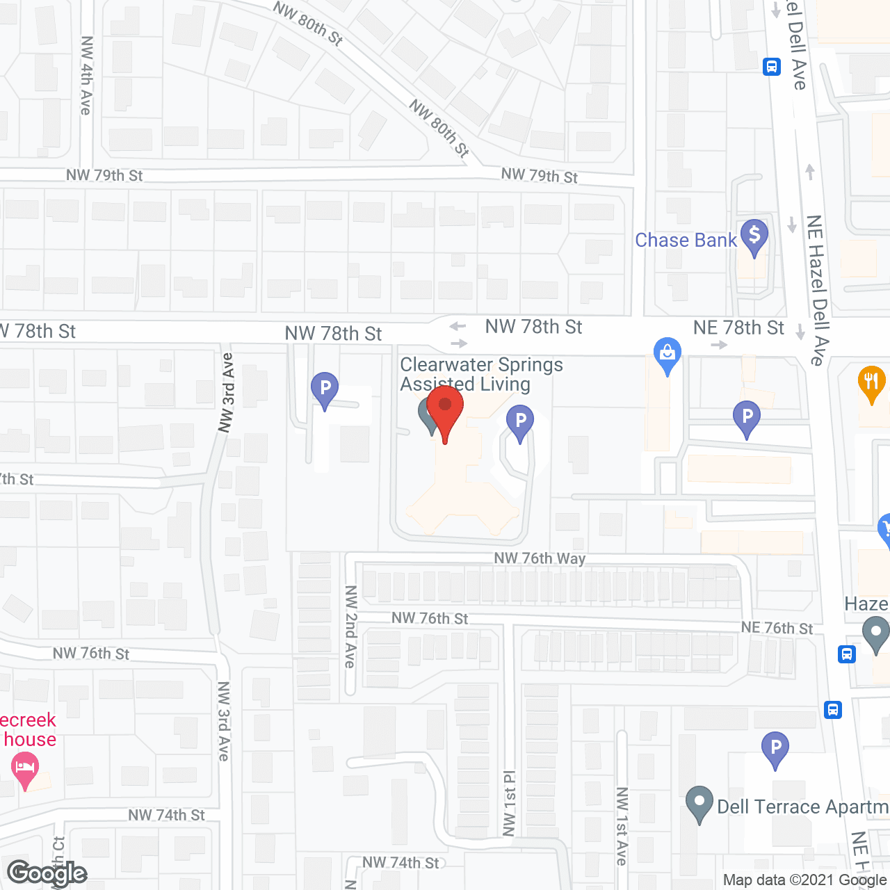 Clearwater Springs by Cogir in google map