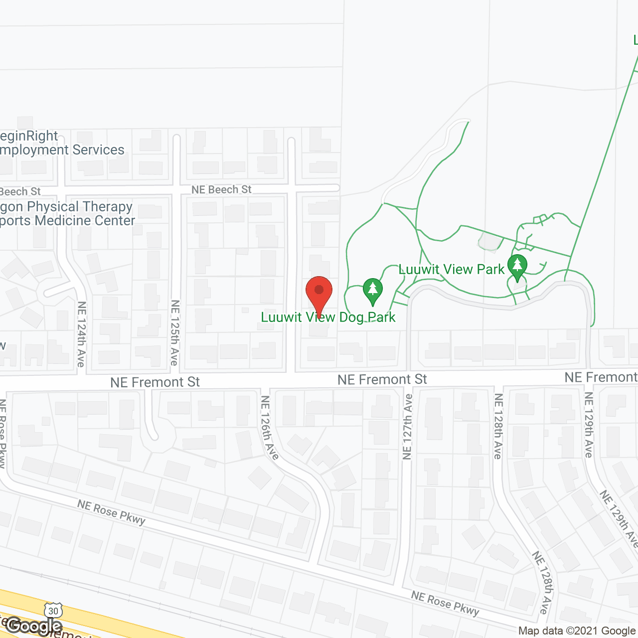 Parkrose Adult Foster Home in google map