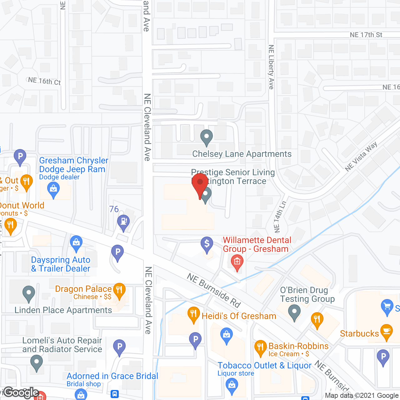 Prestige Senior Living Huntington Terrace in google map