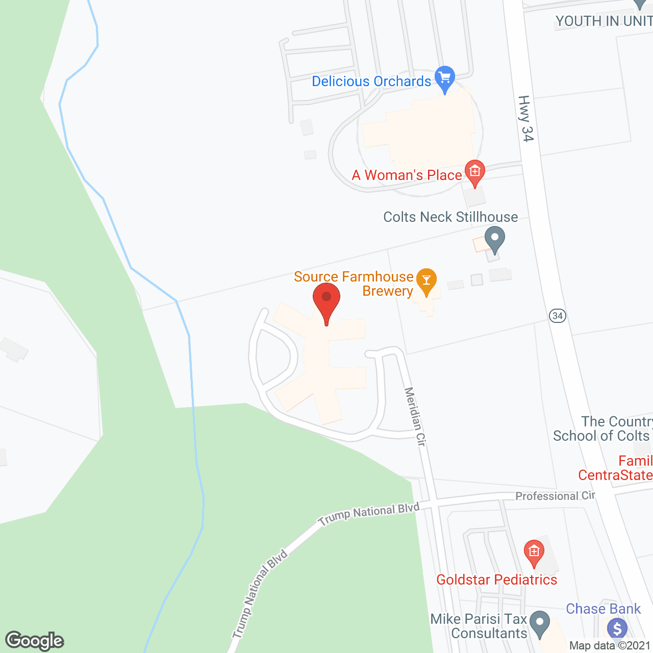 Brandywine Colts Neck in google map