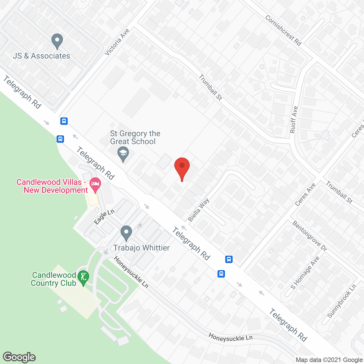 The Walnut Villa in google map