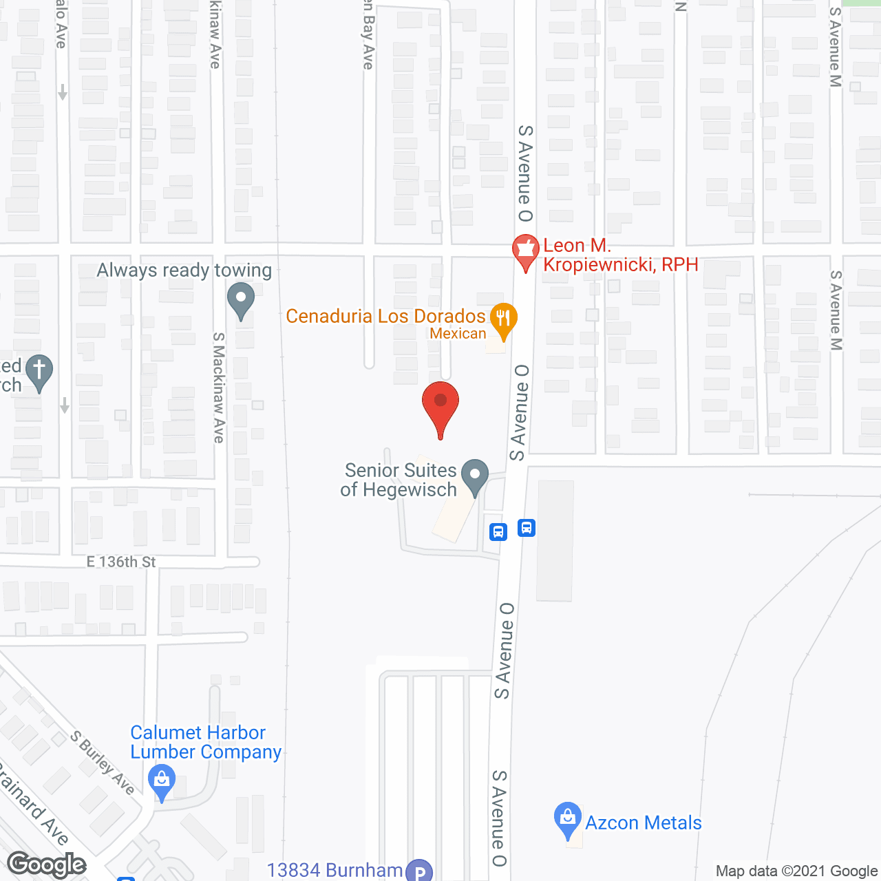 Senior Suites of Hegewisch in google map