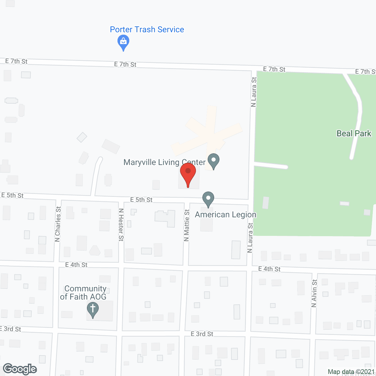 Maryville Chateau Senior Living in google map