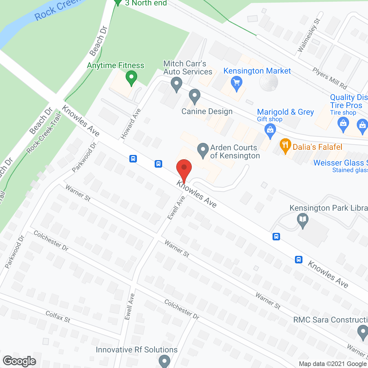 Arden Courts Kensington, A Memory Care Community in google map