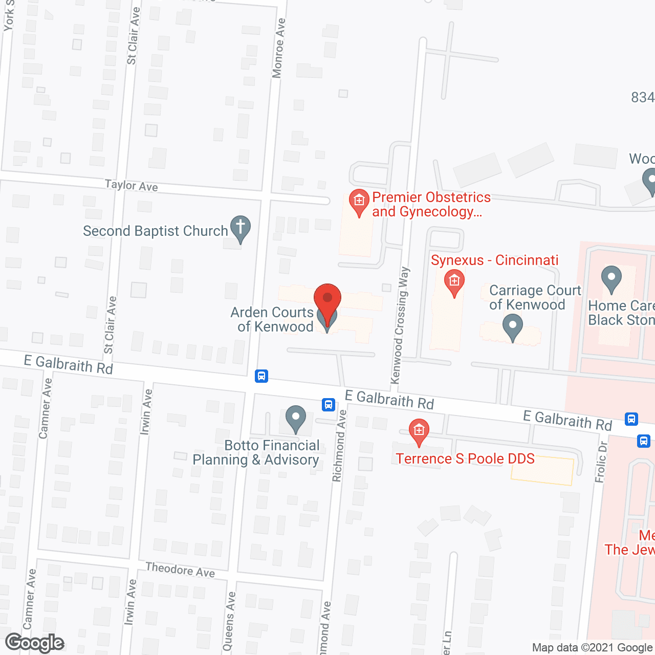 1019 Belle's Place of Kenwood in google map