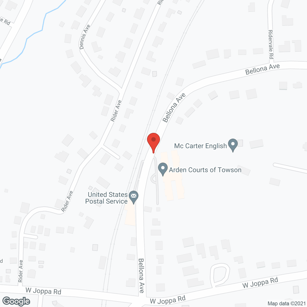 Arden Courts Towson, A Memory Care Community in google map