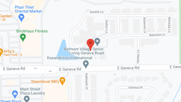 Belmont Village Geneva Road in google map