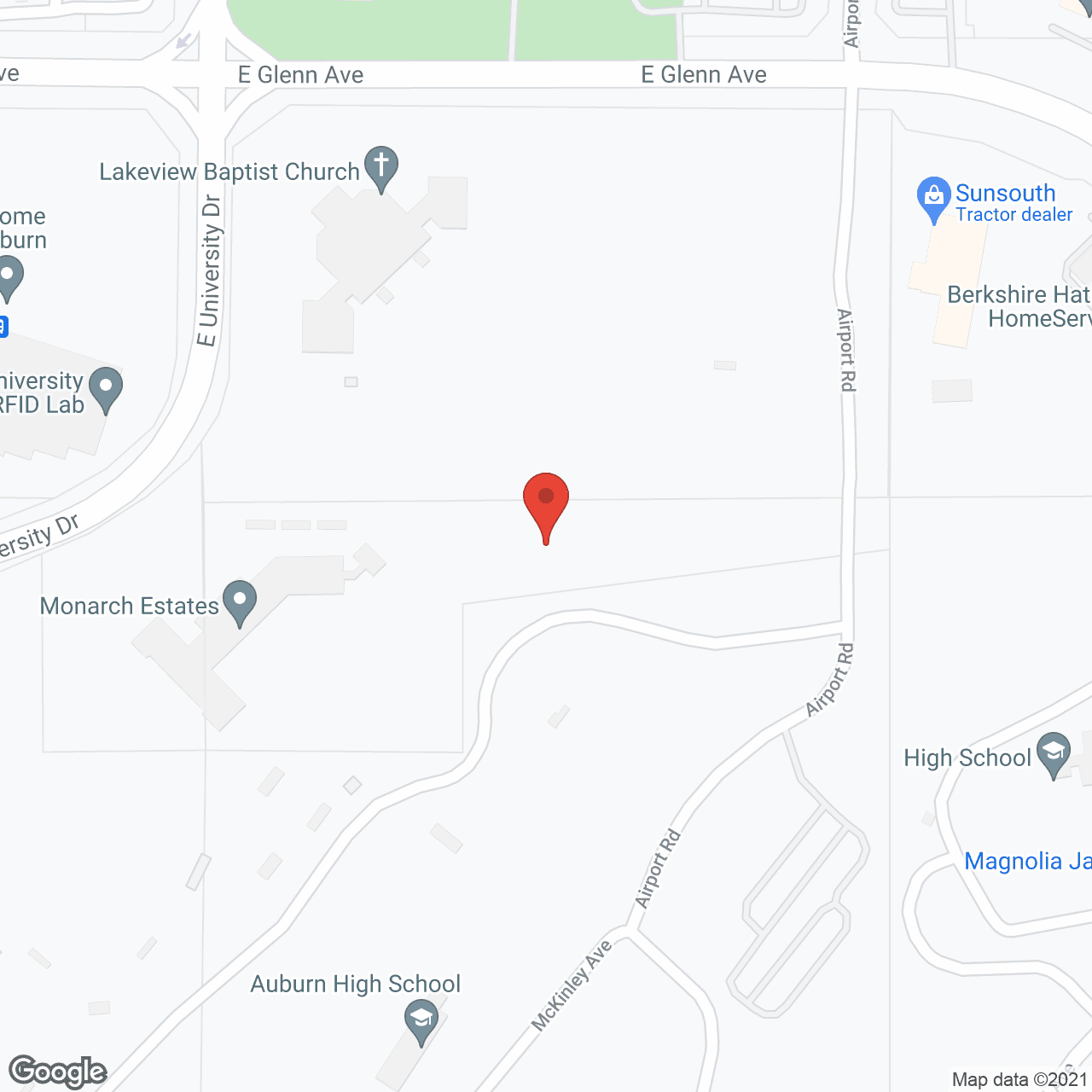 Monarch Estates in google map