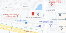 Sunrise of Schaumburg in google map