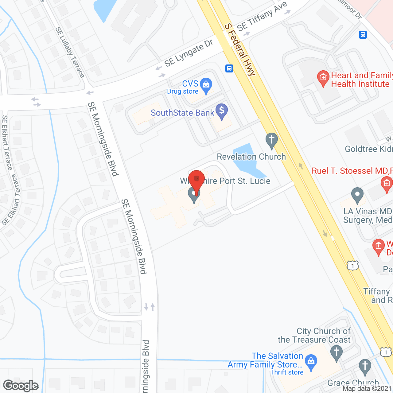 Colliers at Port St Lucie in google map