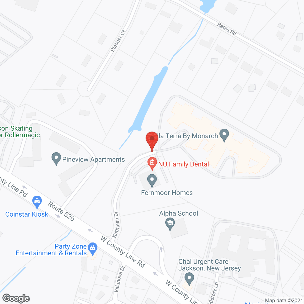 Monarch Bella Terra in google map