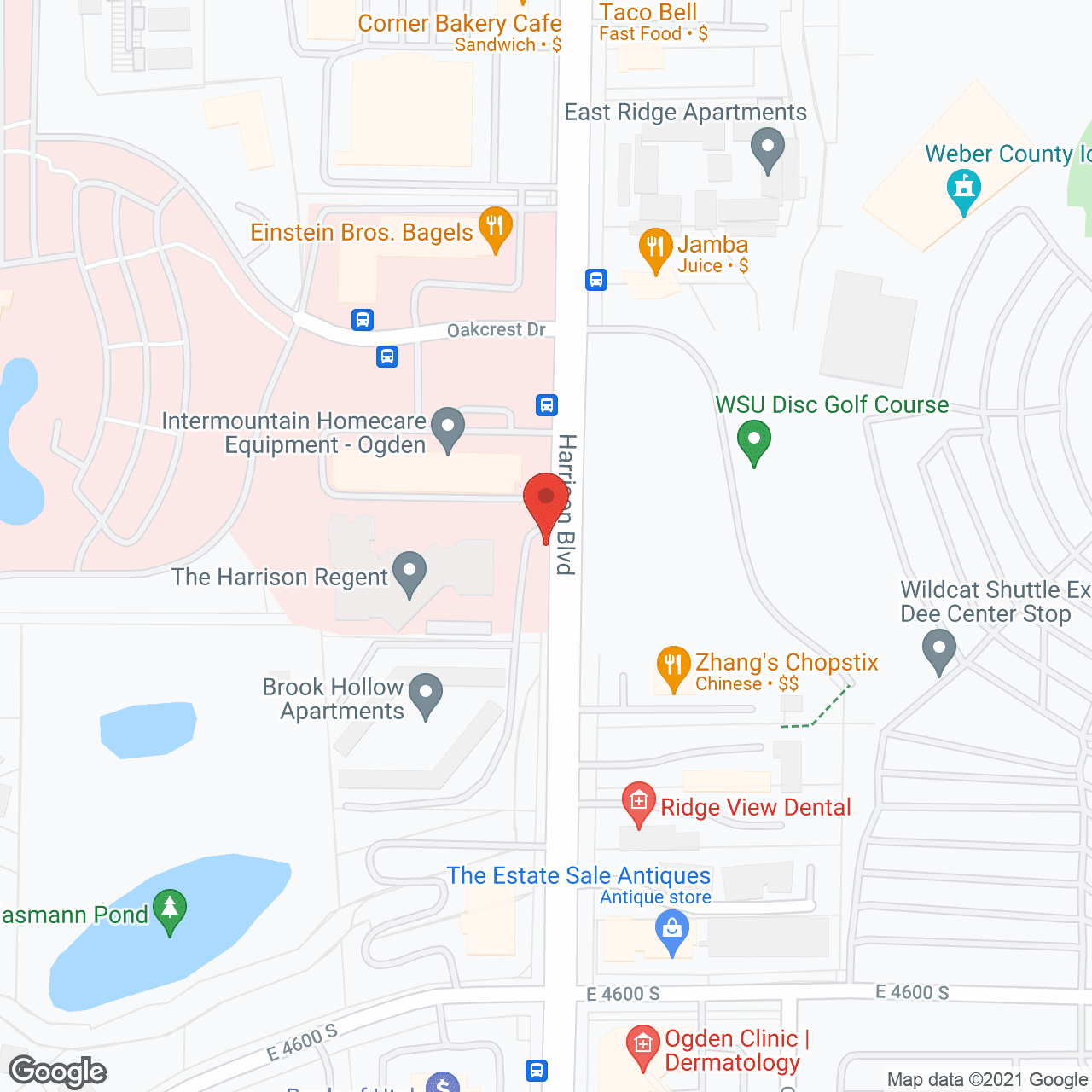 Harrison Regent in google map