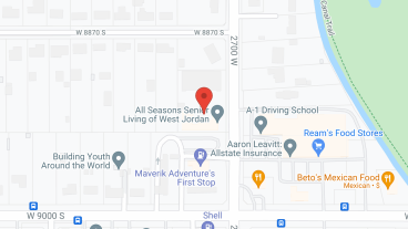 All Seasons Senior Living of West Jordan in google map