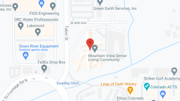 Mountain Vista Retirement Community in google map