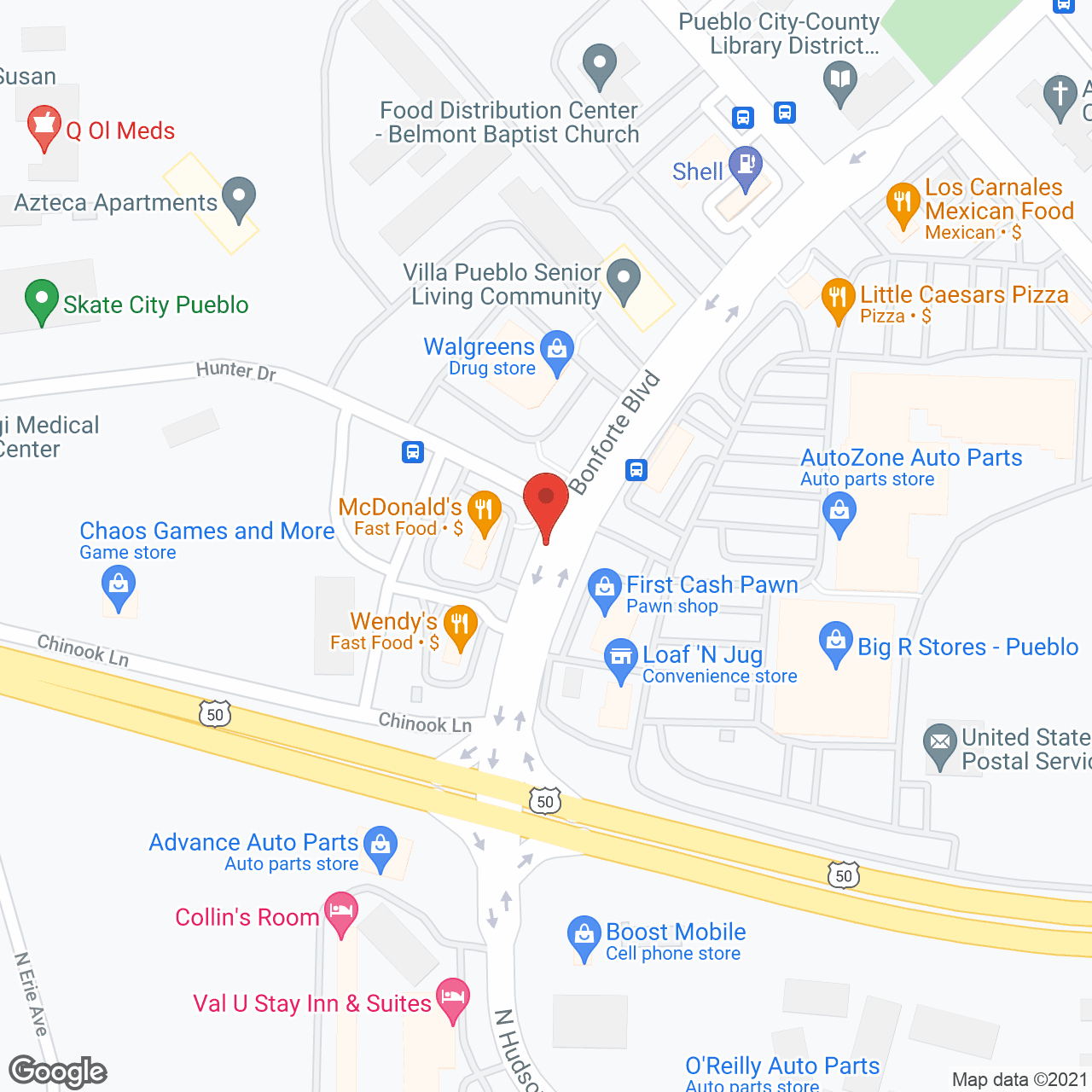 Villa Pueblo Senior Living Community in google map