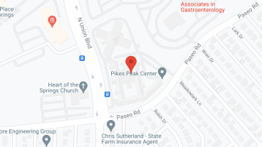 Pikes Peak Post Acute in google map