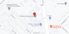 Morada Friendswood in google map
