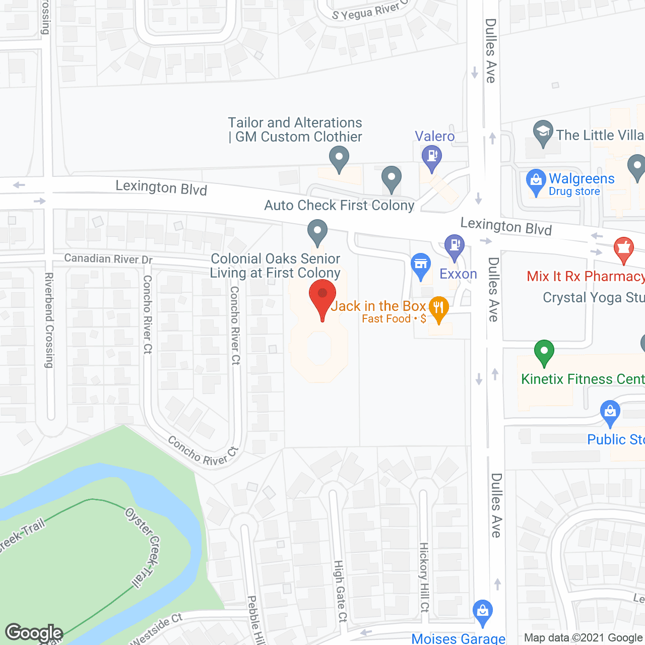 The Reserve at First Colony in google map