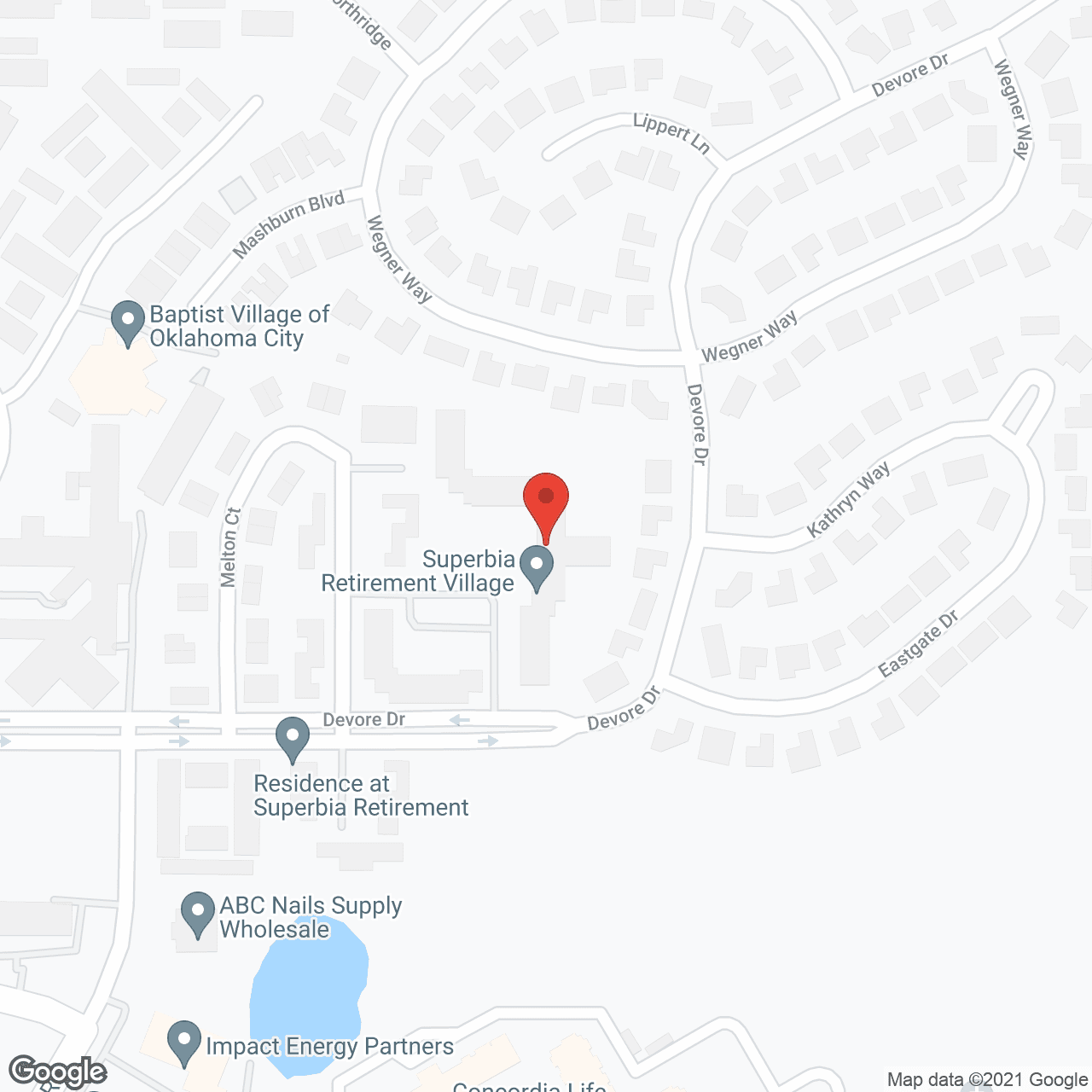 Superbia Retirement Village in google map