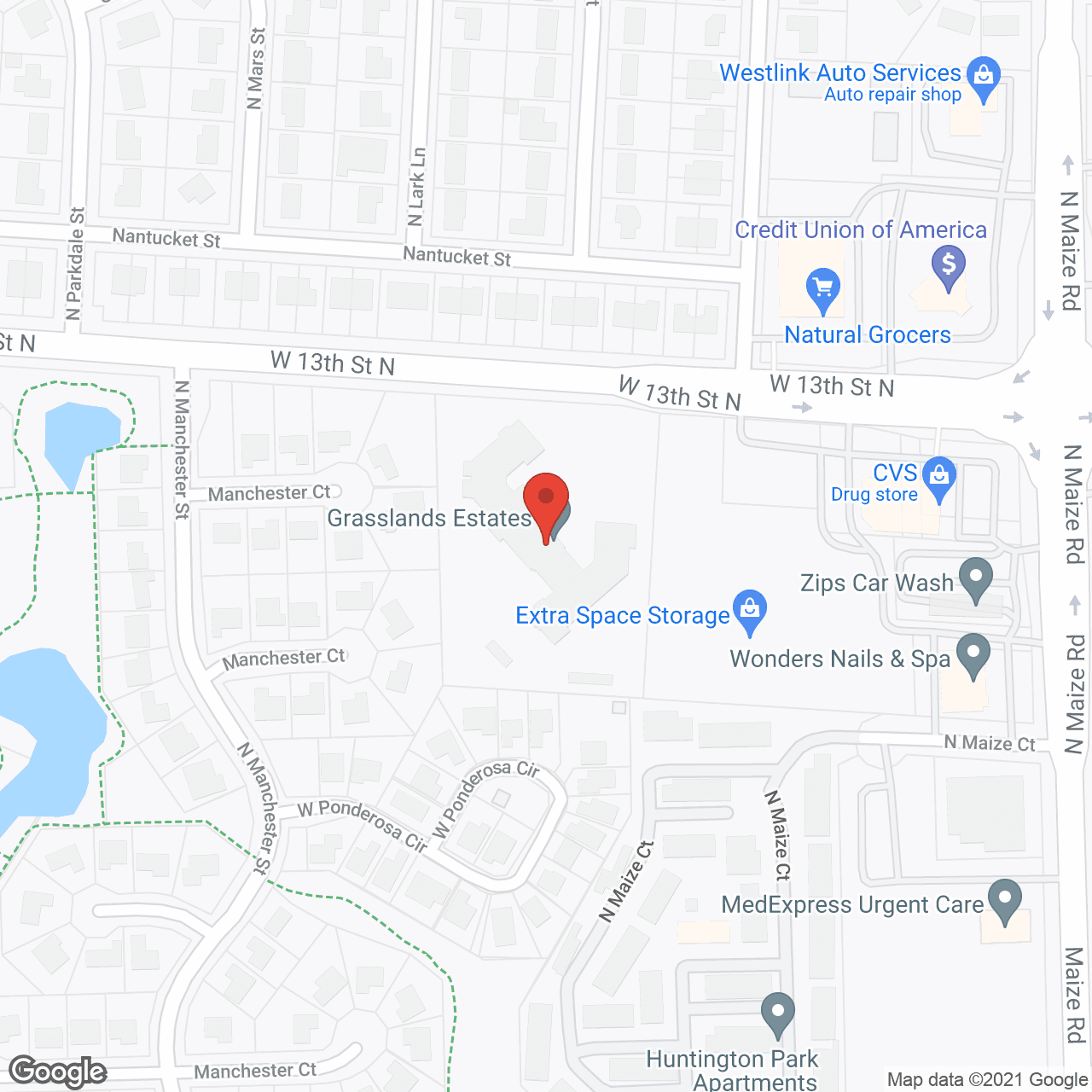 Grasslands Estates Sky Active Living in google map