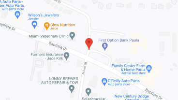 Homestead Assisted Living of Paola in google map