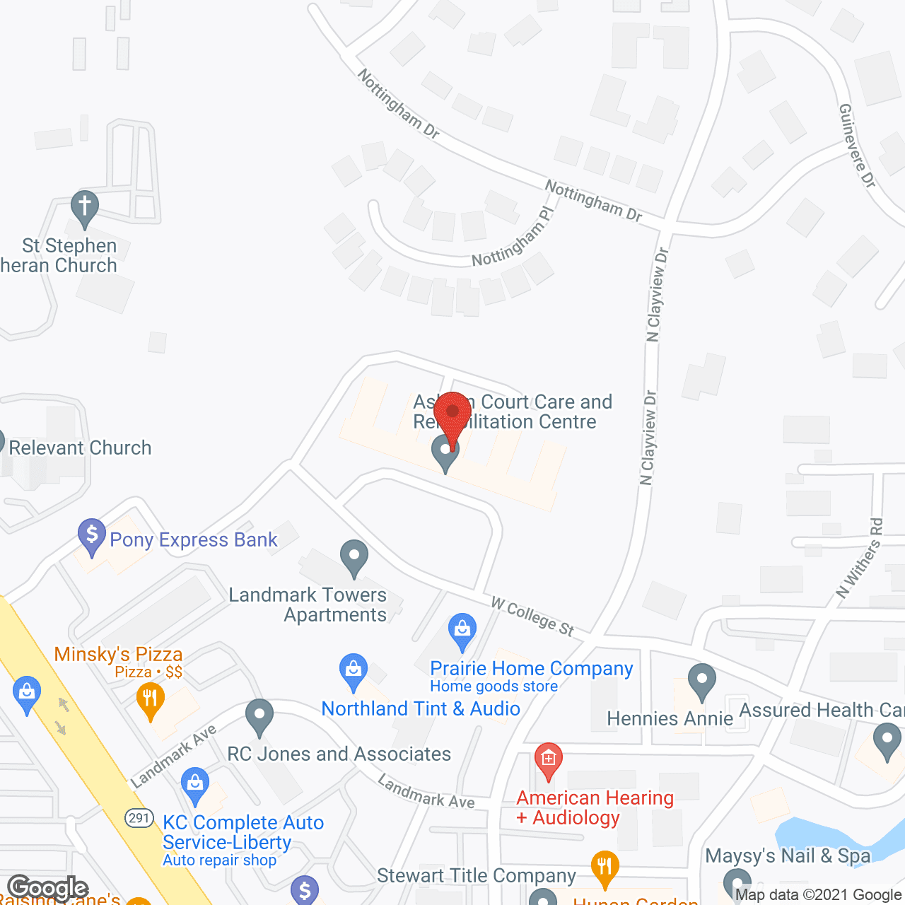 Ashton Court Care & Rehab Ctr in google map