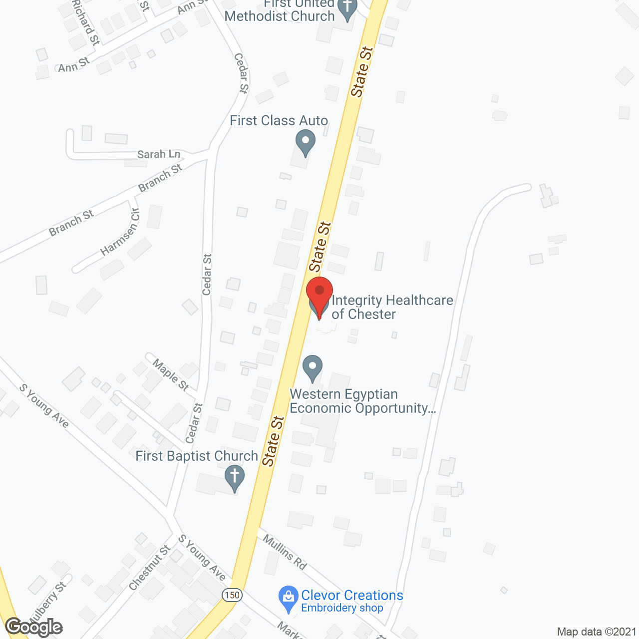 St Ann's Healthcare Ctr in google map