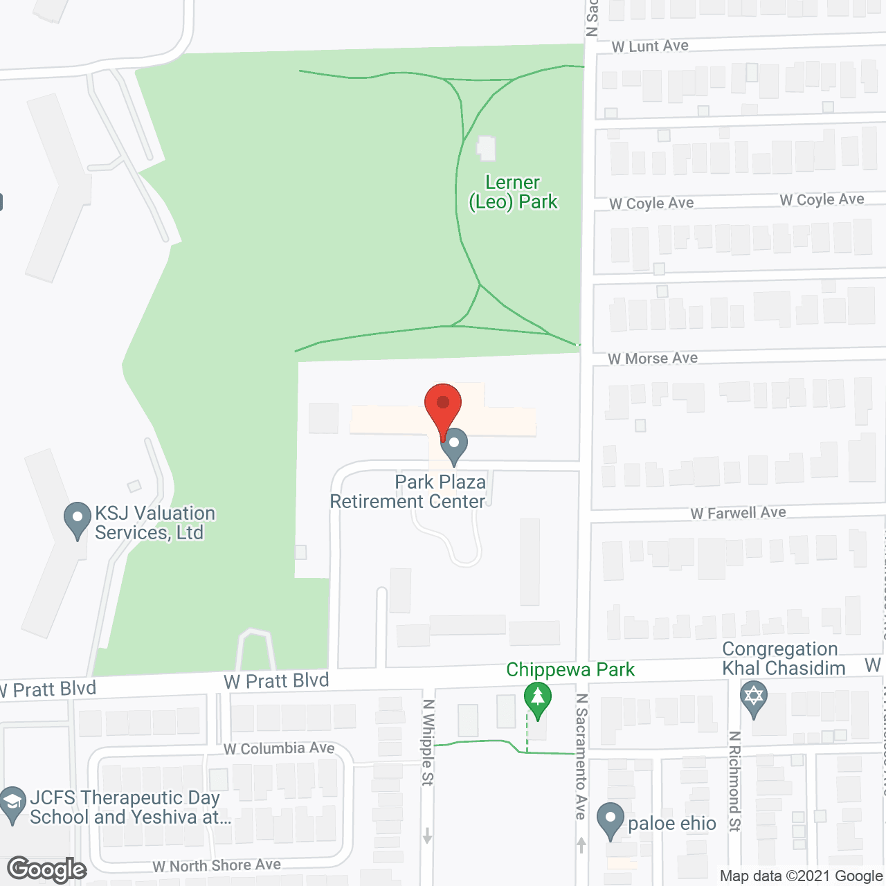 Park Plaza, A Jewish Senior Living Community in google map