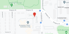 Evergreen Senior Living in google map