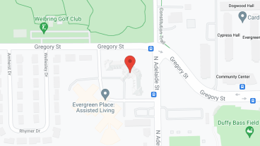 Evergreen Senior Living in google map
