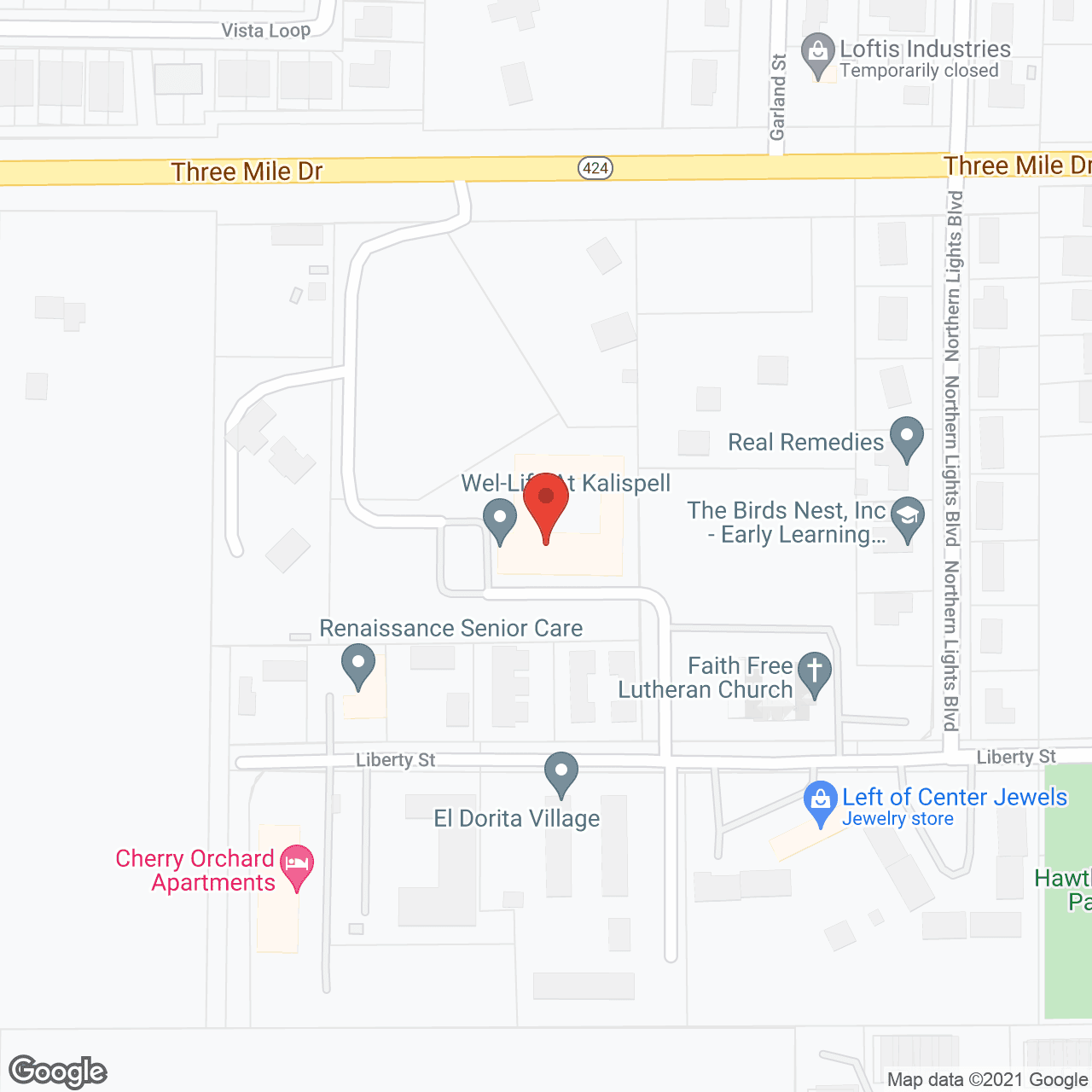 Wel-Life Assisted Living at Kalispell in google map