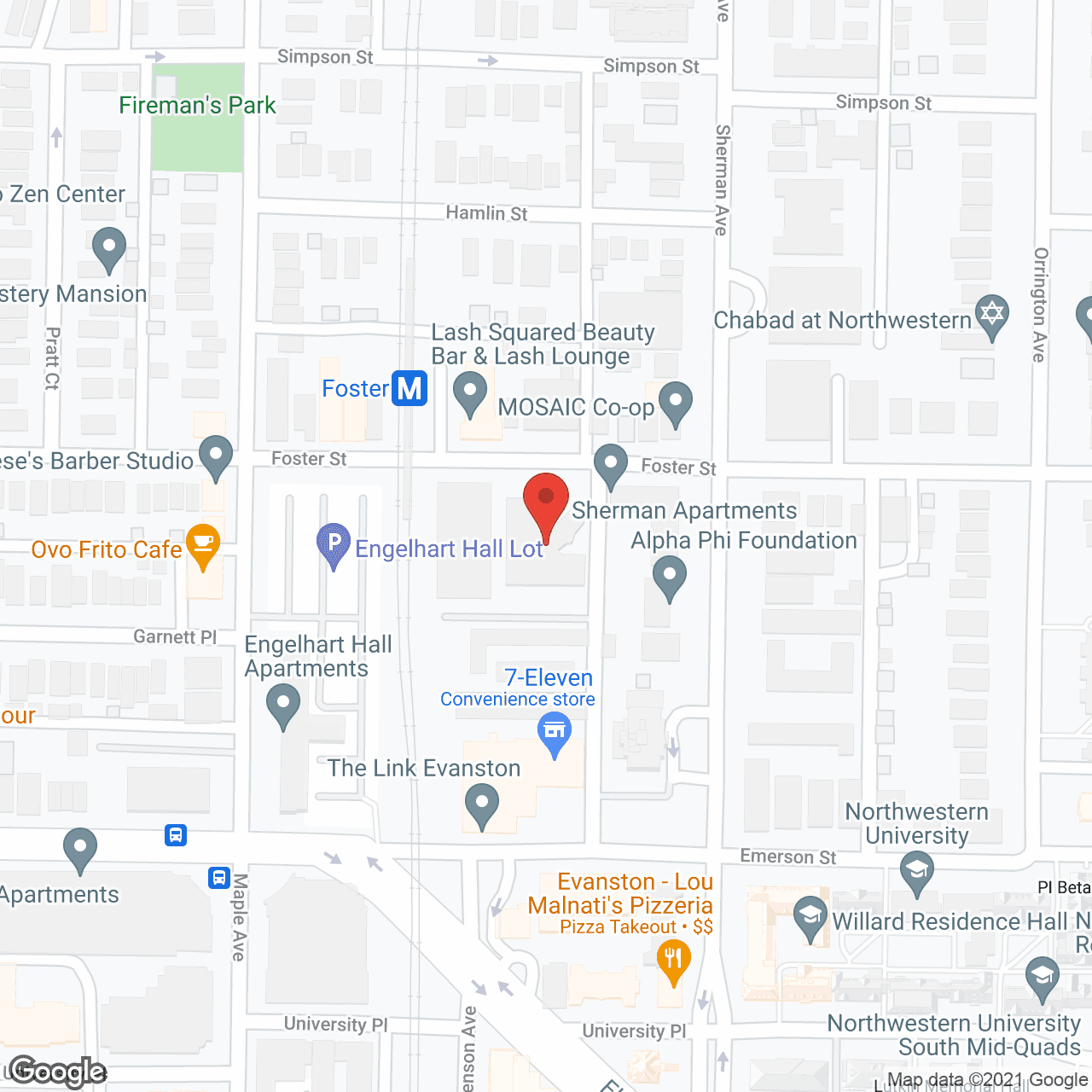 The Pearl of Evanston in google map