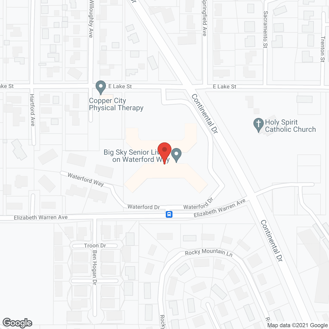 Big Sky Senior Living Community in google map