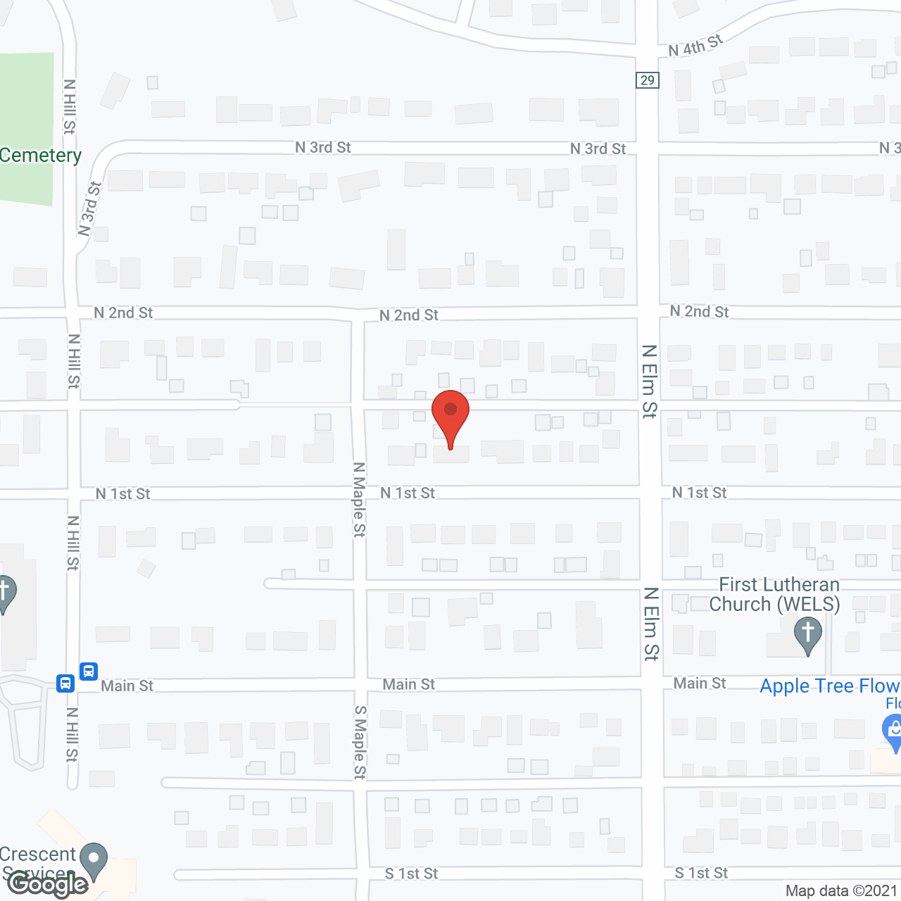 Claddagh Senior Living in google map