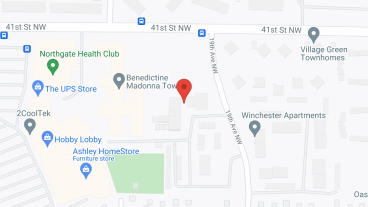 Benedictine Living Community Rochester Madonna Towers in google map
