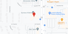Sunrise of Edina in google map