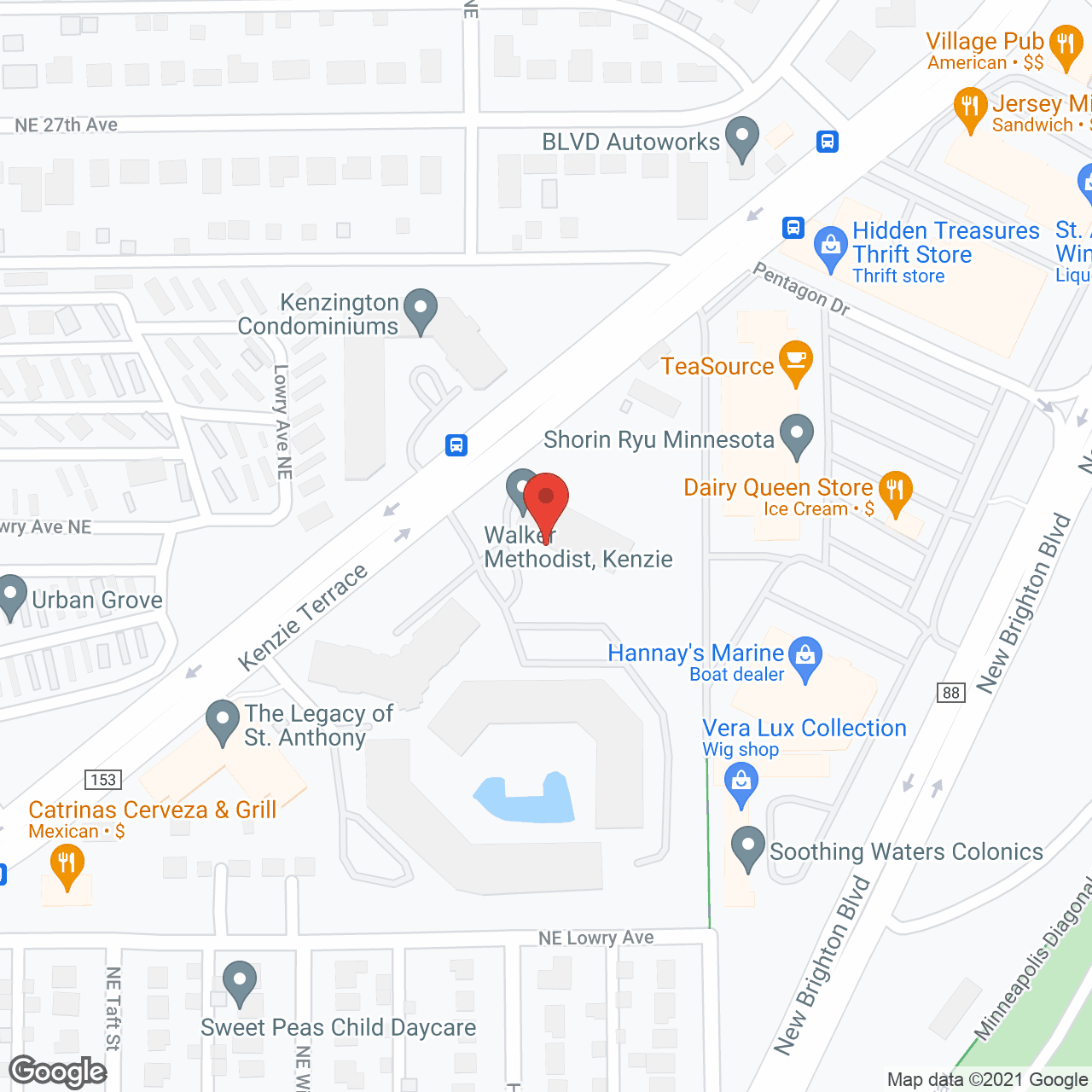 The Kenzie in google map