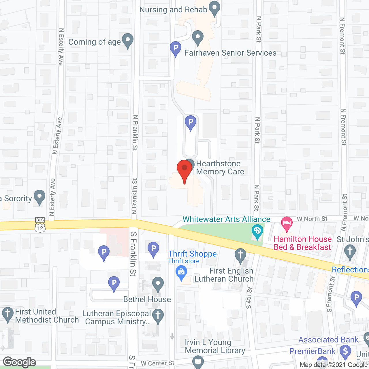 Hearthstone in google map