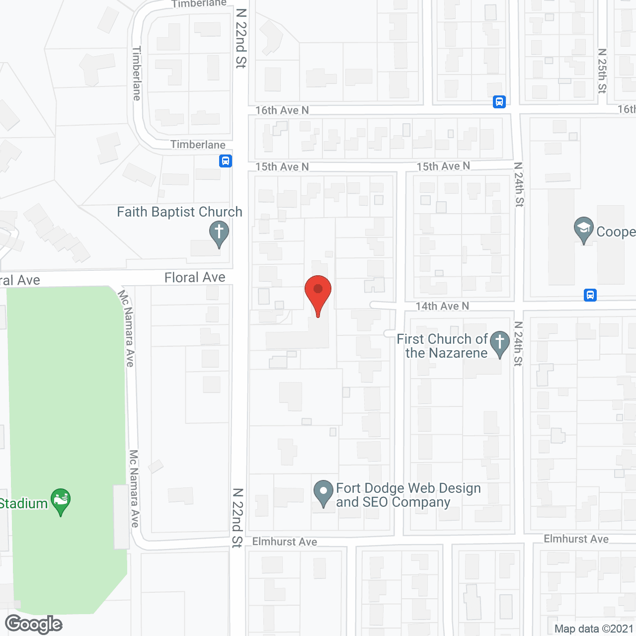 Greenleaf Retirement Community in google map