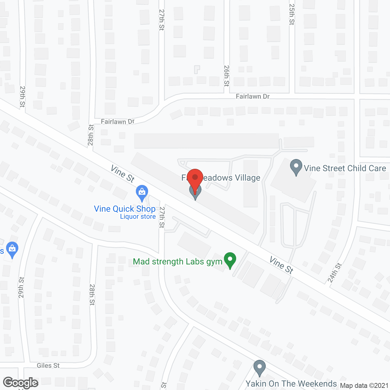 Fairmeadows Village Retirement Community in google map