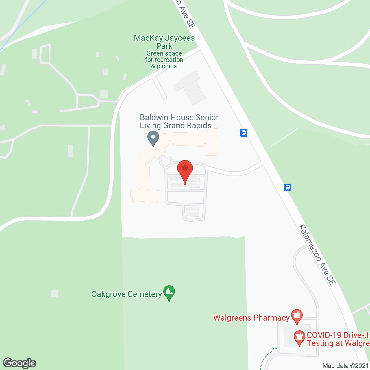 Grand Woods Senior Apartments in google map