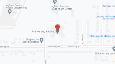 Aria Nursing and Rehab in google map